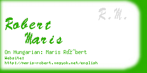 robert maris business card